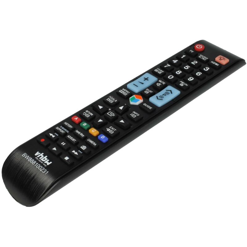 vhbw Mando a distancia compatible con Samsung UE37ES6307, UE40ES6100, UE40ES6140, UE40ES6200, UE40ES6300 televisión, TV - Repuesto