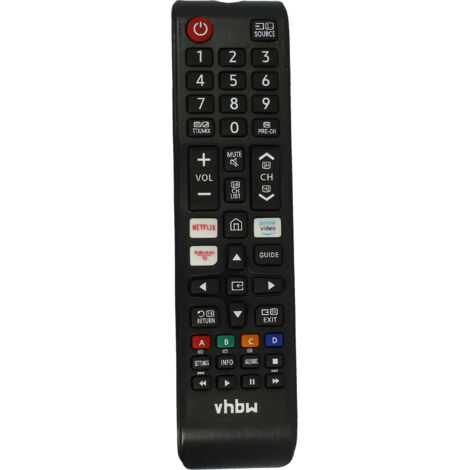 vhbw Mando a distancia compatible con Samsung UE75RU7179UXZG televisión, TV - Repuesto