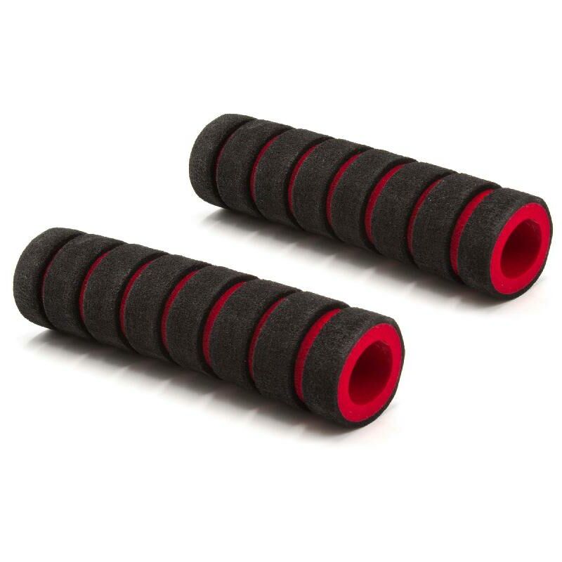 

Mango, empuñaduras de bicicleta, rojo / negro, 17mm para bicicletas - Vhbw