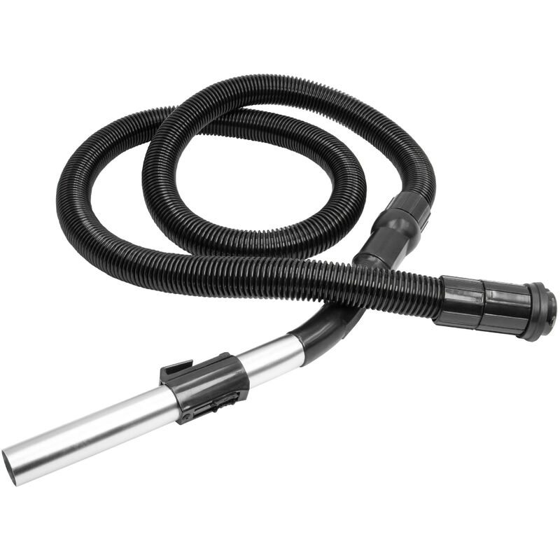 

Manguera aspiradora de repuesto conexión redonda de 32 mm compatible con Lux Z320, Z322, Z325, Electrolux E22 negro -con mango - Vhbw