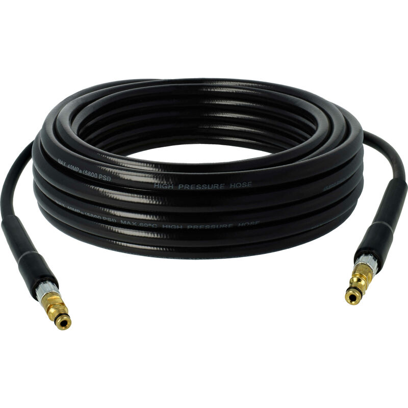 

Manguera de 10m compatible con Kärcher K 5.200 T400, K 5.2012 + Fussball fanscarf *EU hidrolimpiadora - Rosca de latón - Vhbw