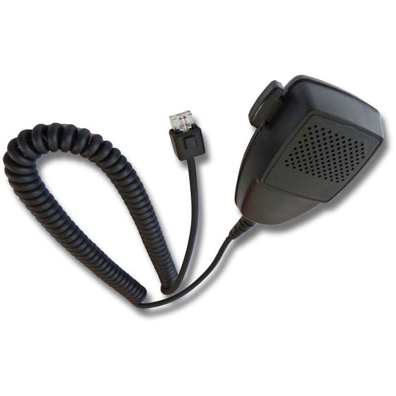 Microphone haut-parleur compatible avec Motorola CM300, CM340, CM360, Série Desktrac, EM200, EM400, GM1100, GM1200, GM1280 radio - Vhbw