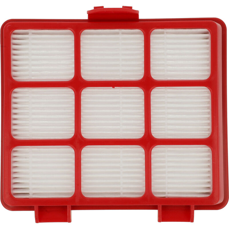 Staubsaugerfilter kompatibel mit Beko vco 32804 aw, vco 32801 ar, vco 32801 af, vco 32818 wr Staubsauger - Abluftfilter Rot Schwarz Weiß - Vhbw
