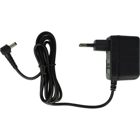 vhbw Netzteil / Ladegerät kompatibel mit Panasonic KX-TG8411, KX-TG8412, KX-TG8421 Festnetz-Telefon, Haustelefon - 200 cm