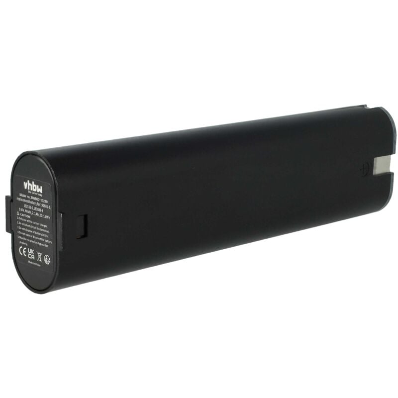 

NiMH Batería 2100mAh (9.6V) para su herramienta electrónica Makita 6094D, 6094DW, 6095D, 6095DQ, 6095DW, 6095DWBE por 191681-2, 192533-0 - Vhbw