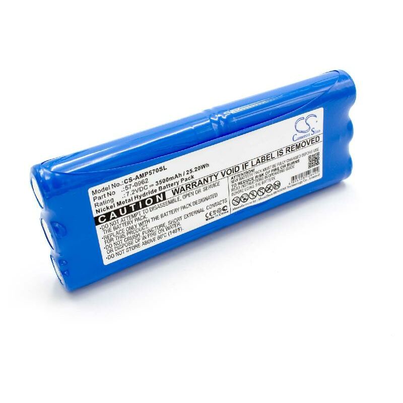 

NiMH batería 3500mAh (7.2V) para mando a distancia, control remoto como AMX / Panjan 57-0962 - Vhbw