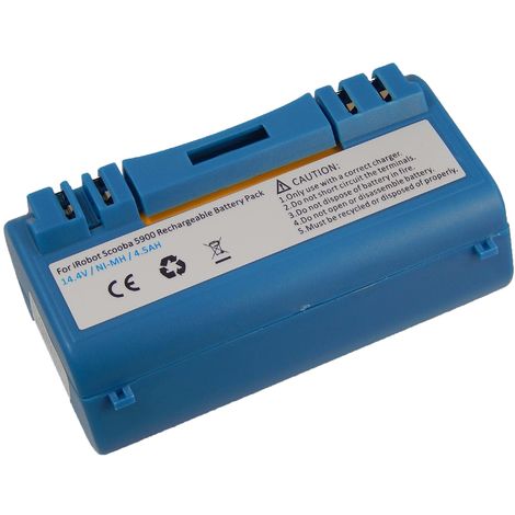 Irobot Scooba 450 Prezzo.Vhbw Nimh Batteria 4500mah 14 4v Compatibile Con Irobot Scooba 330 340 34001 350 380 385 390 5800 5806 5832 Robot Aspirapolvere Home Cleaner 139945370