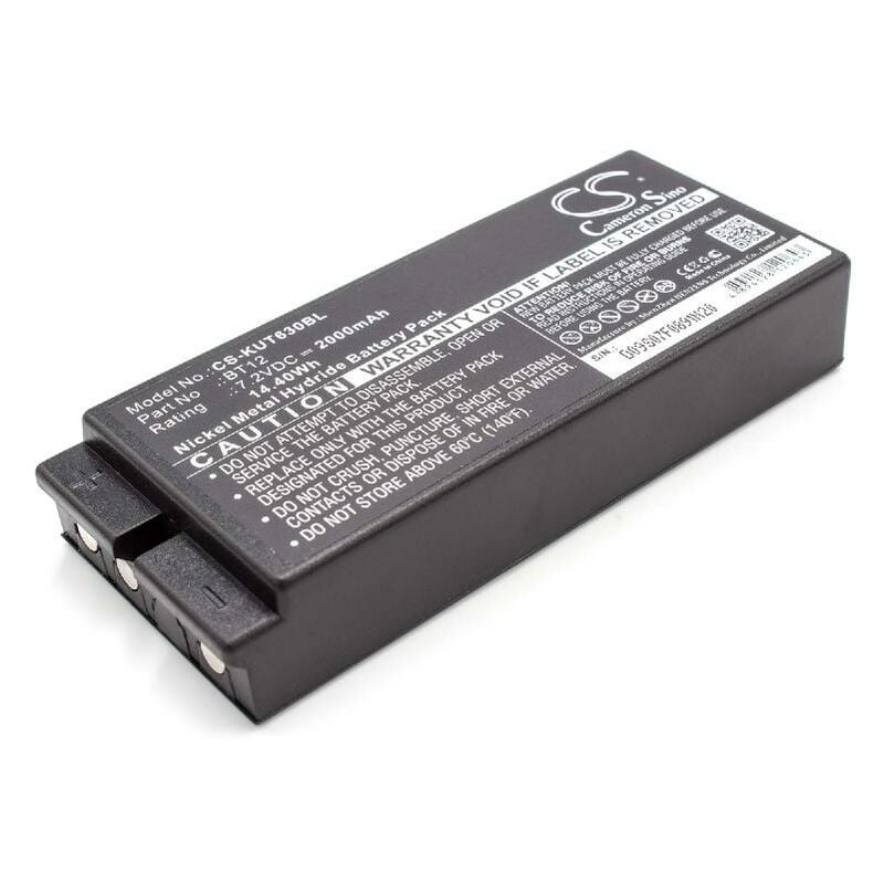 Batterie compatible avec Ikusi TM63, TM64 02, 2303696 opérateur télécommande industrielle (2000mAh, 7,2V, NiMH) - Vhbw