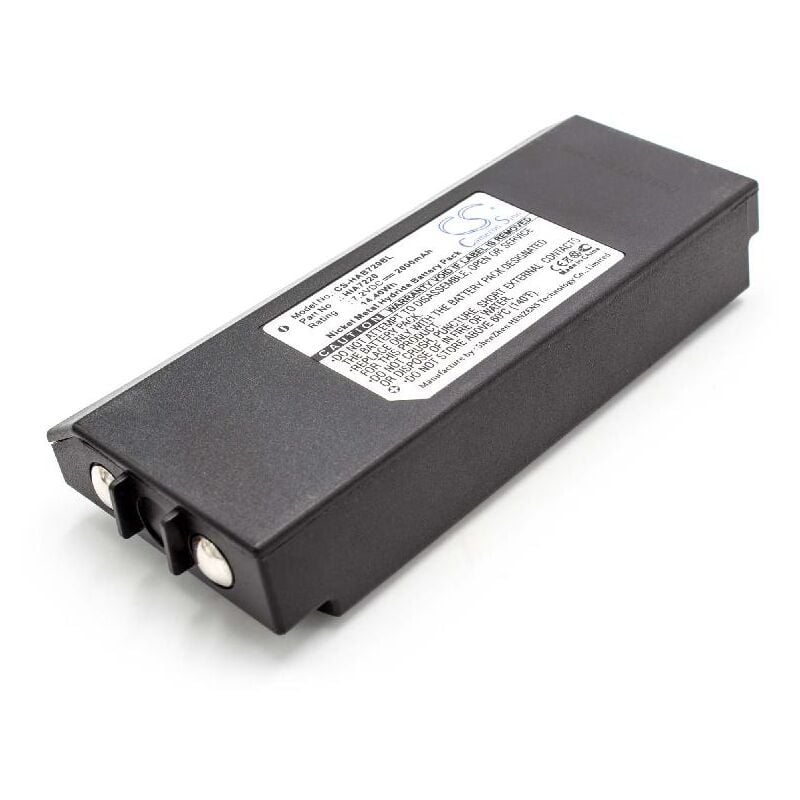 Vhbw - Batterie compatible avec Hiab AX-HI6692, xs Drive, AMH0627, xs Drive H3786692, xs Drive H3796692 opérateur télécommande (2000mAh, 7,2V, NiMH)