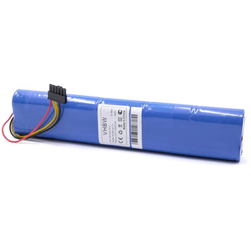 vhbw 1x Batterie compatible avec Neato Botvac 70, 70E, 75, Connected, 80, 85 aspirateur (4500mAh, 12V, NiMH)