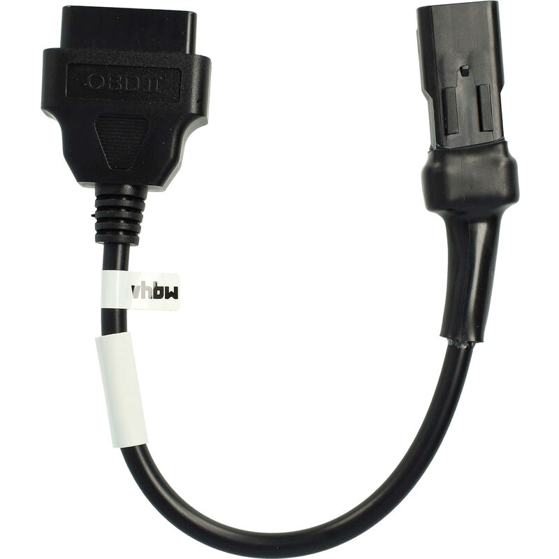 Vhbw - Obd2 Adapter 4 Pin To Obd2 16pin Compatible With Ducati Hypermotard 821, 939, 939 Sp Motorbike - 20 Cm
