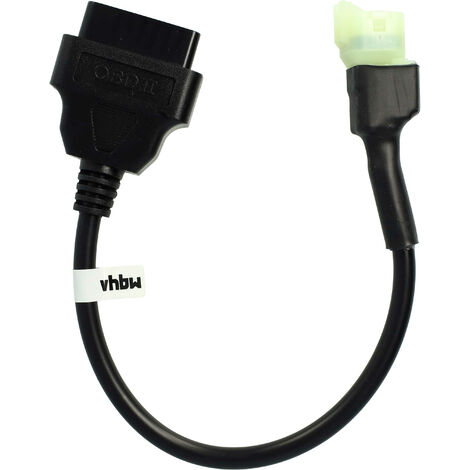 Vhbw Adattatore Cavo OBD2 Da 4 Pin A 16 Pin Per Ducati Panigale 1199, 1299 – Diagnostica Moto – Lunghezza 20 Cm