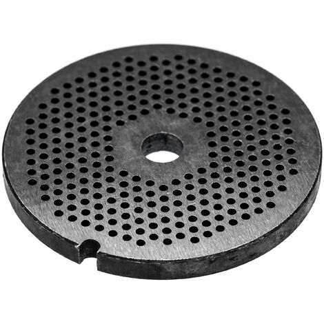 vhbw piastra forata 32 per tritacarne - diametro fori 3mm, foro centrale 13,4mm, acciaio