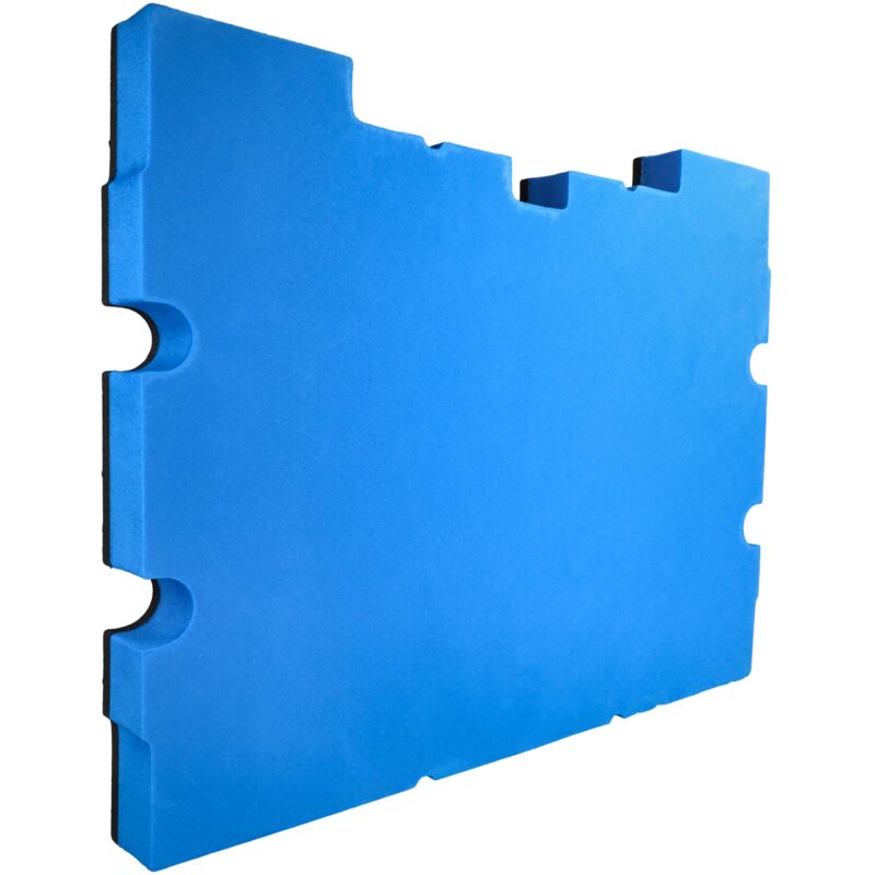 

Pieza de espuma compatible con Dewalt TSTAK III DWST1-70705, TSTAK IV DWST1-70706 caja de herramientas - espuma rígida, negro - azul, 30mm - Vhbw