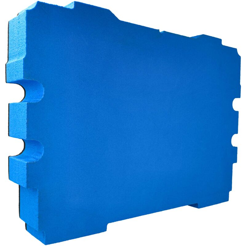

Pieza de espuma compatible con Festool Systainer T-LOC caja de herramientas - espuma rígida, negro - azul, 60mm - Vhbw