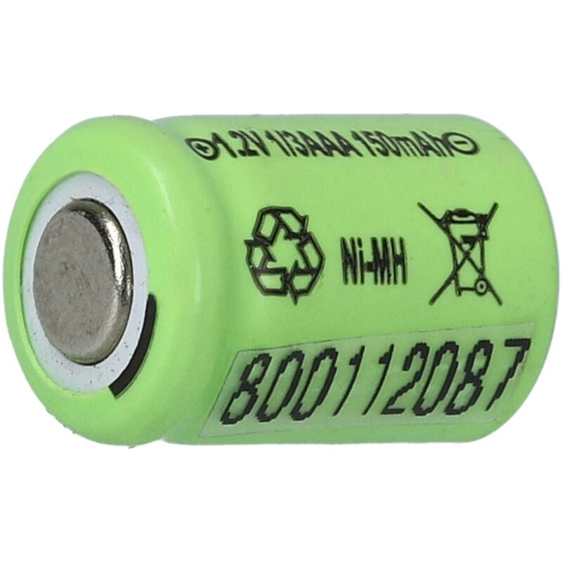 

Pila industrial Ni-MH 1/3 AAA Zelle 150mAh (1.2V) para el uso en modelismo, etc. - Vhbw