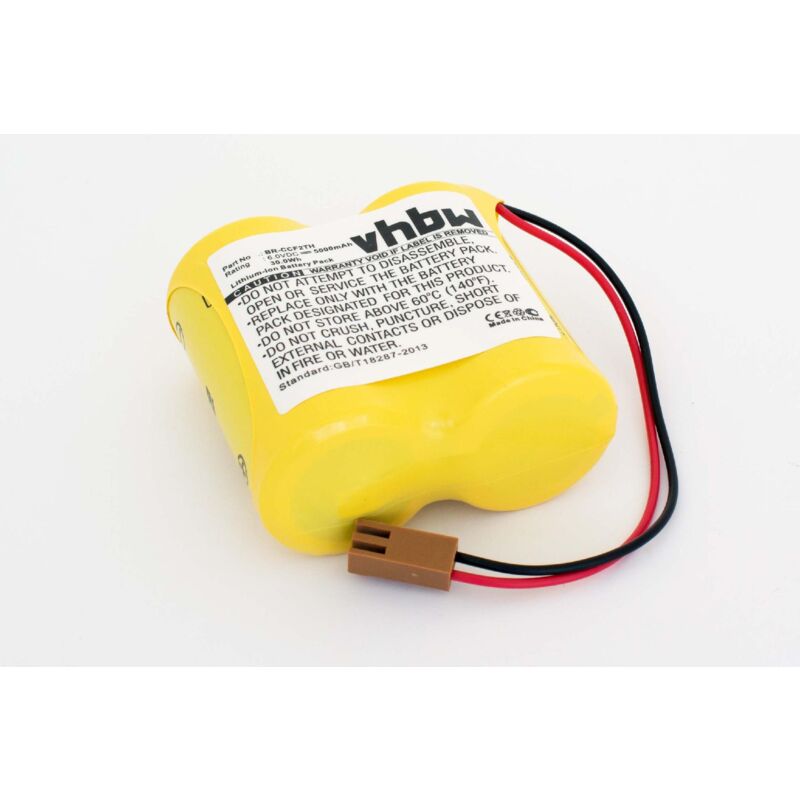 

batería compatible con Cutler Hammer A06B0073K001, A06B-0073-K001, A06 Control controlador RAID (5000mAh, 6V, Li-Ion) - Vhbw