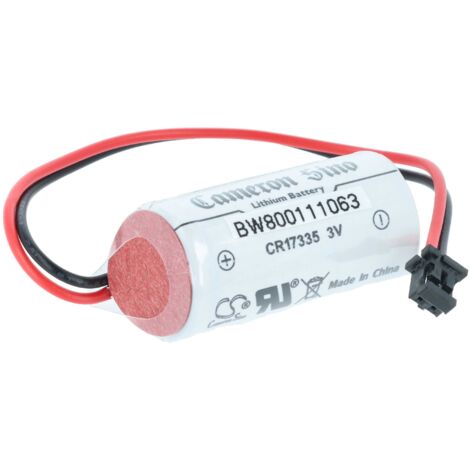 vhbw Pile compatible avec Mitusibishi Q172HCPU, Q173HCPU /, Q25HCPU système de contrôle (1800mAh, 3V, Li-ion)