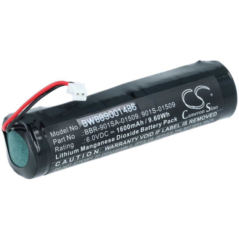 Pile compatible avec Ocean Signal rescueMe AIS-MOB1 transmetteur de localisation d'urgence (1600mAh, 6V, Li-Mn) - Vhbw