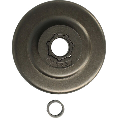 vhbw Piñón de cadena compatible con Stihl MS 230, MS 250 motosierra incl. rodamiento de agujas - 6,9 cm de diámetro, 2,9 cm de grosor, 120 g gris