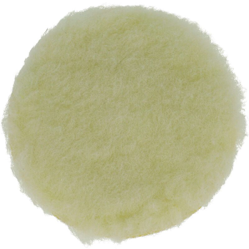 Vhbw - Polishing Pad Replacement for Bosch 2609256049 for Eccentric & Orbital Sanders - 12.5 cm Working Diameter, 16 g beige
