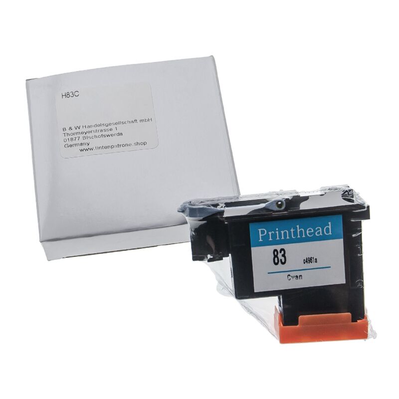 Vhbw - Printhead compatible with hp DesignJet 5000ps, 5500ps, 5000, 5500 Printer 13 ml, Cyan, Refurbished