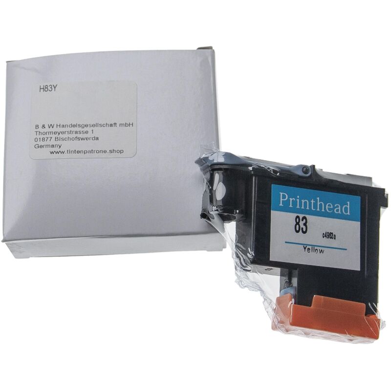 Vhbw - Printhead compatible with hp DesignJet 5000ps, 5500ps, 5000, 5500 Printer 13 ml, Yellow, Refurbished