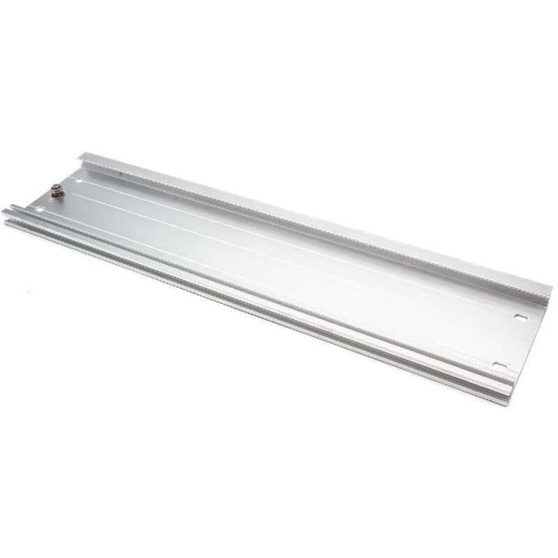 vhbw Profile Rail Replacement for Siemens 6ES7390-1AE80-0AA0 for Automation Systems - Aluminium, 480 x 123 x 15 mm Silver