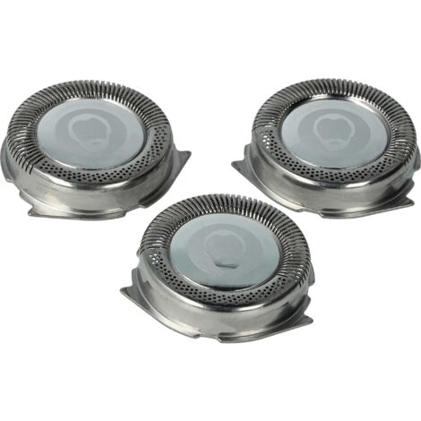 vhbw Rasierklingen kompatibel mit Philips HQ851, HQ853, HQ902, HQ912, HQ913, HQ904, HQ906 Rasierer - Ersatzklingen, 3 Stück