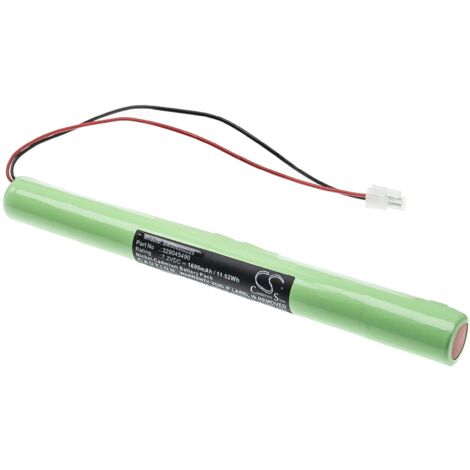 vhbw Replacement Battery compatible with BAES OVA TD310632 Escape Route, Emergency Light (1600mAh, 7.2V, NiCd)