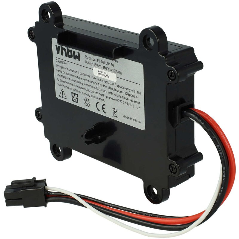 Vhbw - Battery compatible with Bosch Indego xs 300, s 500 Lawnmower (1500mAh, 18 v, Li-Ion)