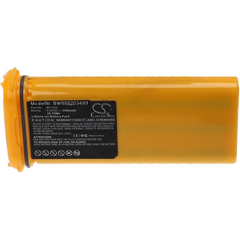 Vhbw - Replacement Battery compatible with Icom IC-GM1600, IC-GM1600E, IC-GM1600K Radio, Walkie-Talkie (3300 mAh, 9 v, Lithium)