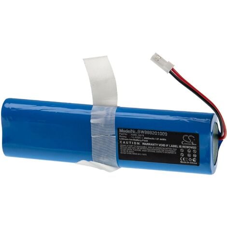 vhbw Replacement Battery compatible with Medion MD 18500, 18501, 18600 Vacuum Cleaner Home Cleaner (2600mAh, 14.4V, Li-Ion)