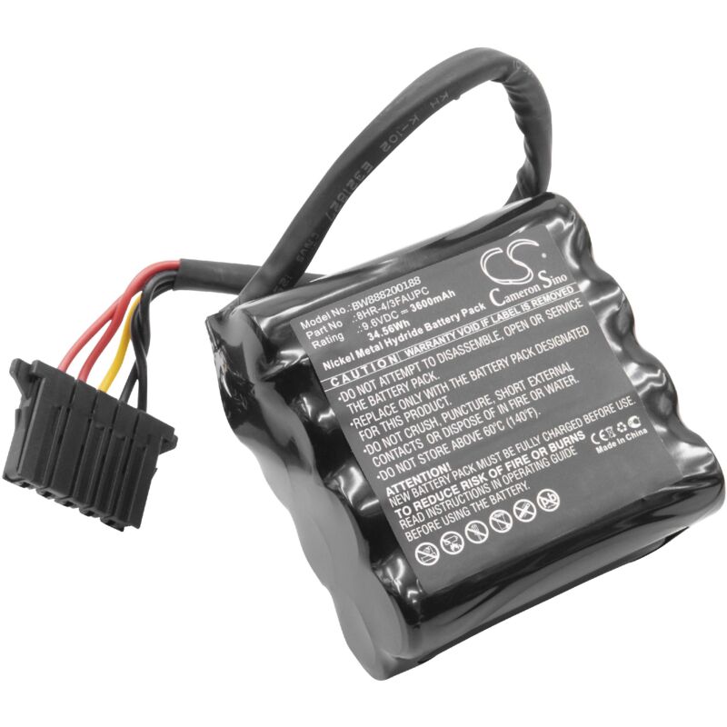 Vhbw - Replacement Battery compatible with Okuma MB4000, MB4000a cnc System, cnc Machine (3600mAh, 9.6V, NiMH)