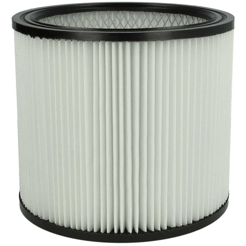 1x Cartridge Filter compatible with ShopVac Pump Vac 45 Vacuum Cleaner - Black White - Vhbw