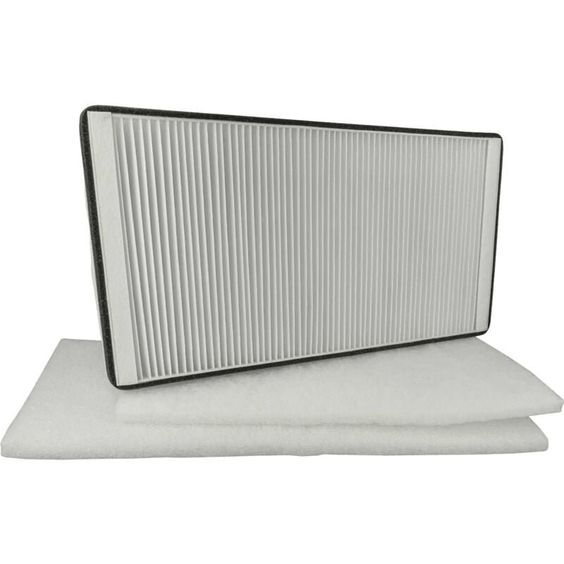 Vhbw - Air Filter Set compatible with Helios kwl ec 450 eco, 450 pro, 450 w, 500 eco, 500 pro, 500 w Ventilation Devices - 3-Part Kit