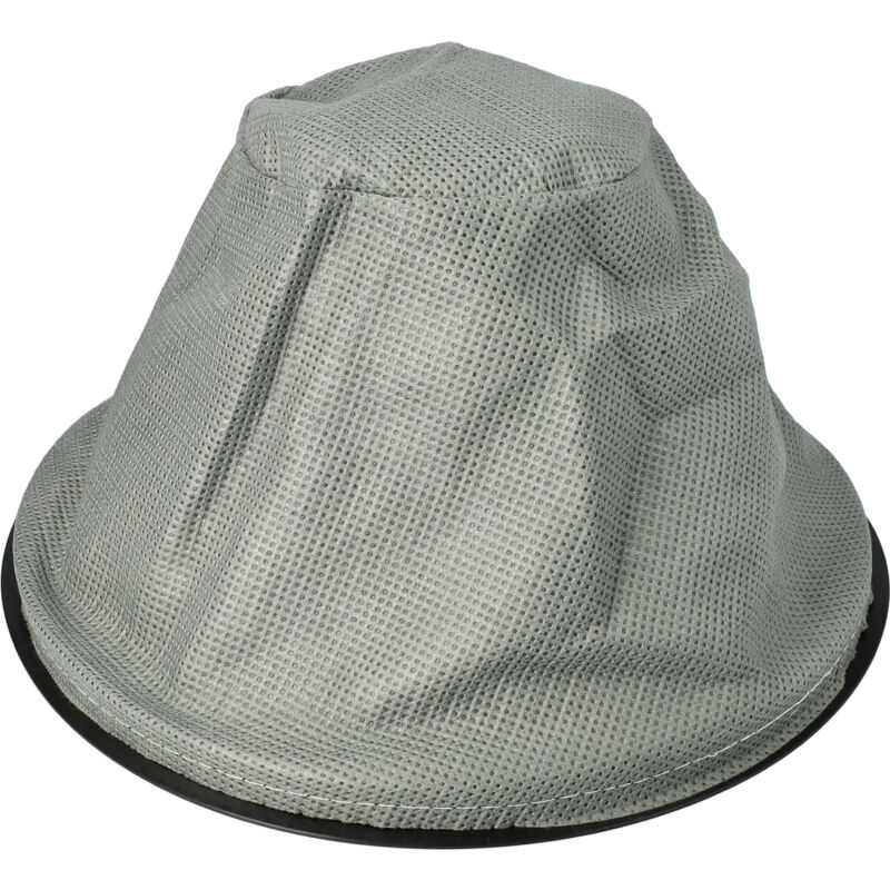 Sack Filter compatible with Güde ga 18-1200.1R Chimney Sweep Vacuum, Ash Vacuum Cleaner - Spare Filter, Washable, Black Grey - Vhbw