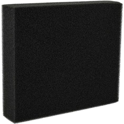 vhbw Schaum-Luftfilter Ersatzfilter Ersatz für 18550011/0, 1111-9152-01 für Rasenmäher, 13,0 x 10,8 x 2,5 cm Schwarz