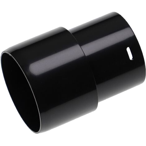 vhbw Schlauch-Adapter 58 mm kompatibel mit Rowenta Aquavac, Ghibli, Sorma, Bully Staubsauger, Staubsaugerschlauch - Anschlussadapter, Schwarz