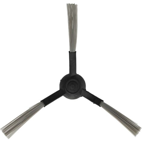 vhbw Seitenbürste kompatibel mit Xiaomi Mijia STYJ02YM Saugroboter - schwarz