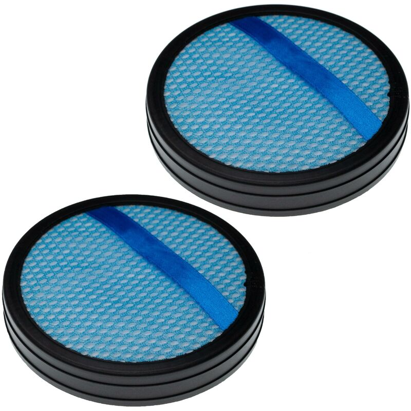 Set 2x Filter compatible with Philips PowerPro Aqua FC6400, FC6401, FC6402, FC6404 Handheld Vacuum Cleaner - Foam Filter - Vhbw