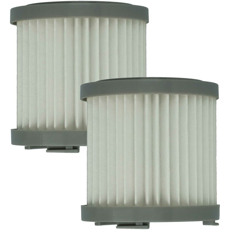 2x Filter compatible with aeg tornado TOP5-21TG, TOP5-18IW, TOP5-14EB Vacuum Cleaner - hepa filter Black White - Vhbw