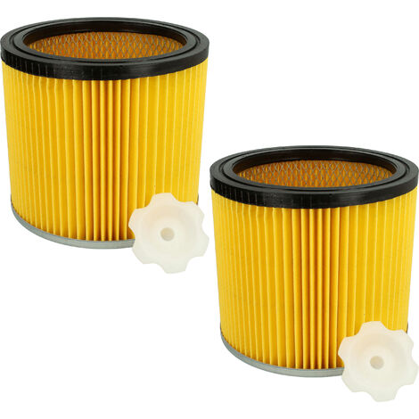 vhbw Set 2x Replacement Filters compatible with Bosch PAS 850 Vacuum Cleaner - Cartridge Filter