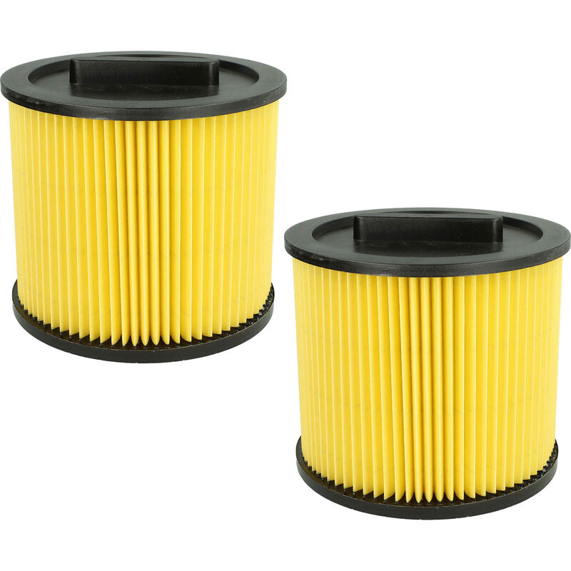 Vhbw - Set 2X Replacement Filters Compatible With Einhell Tp-Vc 36/30 S Auto-Solo Vacuum Cleaner - Cartridge Filter, Paper / Plastic