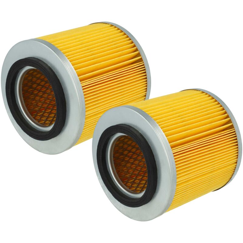 vhbw Set 2x Replacement Filters compatible with Kärcher NT 80/1 B1 M, NT 80/1 B1 MS Vacuum Cleaner - Cartridge Filter