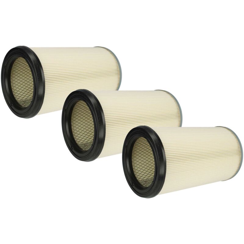 Vhbw - Set 3x Filters Replacement for Kärcher 57310070, 5.731-007.0 for Vacuum Cleaner - Cartridge Filter