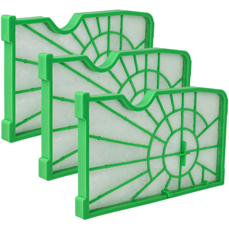 Set 3x motor filter Replacement for Sebo 1044 for Vacuum Cleaner - Motor Protection Filter - Vhbw