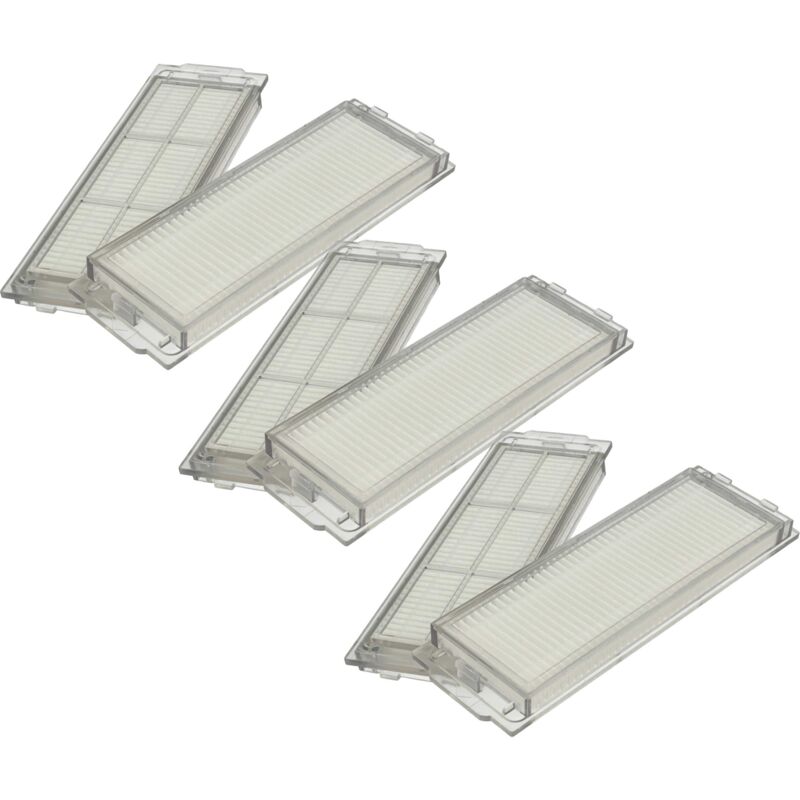 Vhbw - Set 6x Filters compatible with Proscenic M6 Pro Robot Vacuum Cleaner - Dust Filter