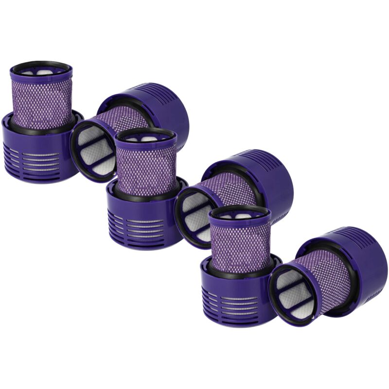 6x Filter Replacement for Dyson 969082-01 for Vacuum Cleaner - hepa filter Purple - Vhbw
