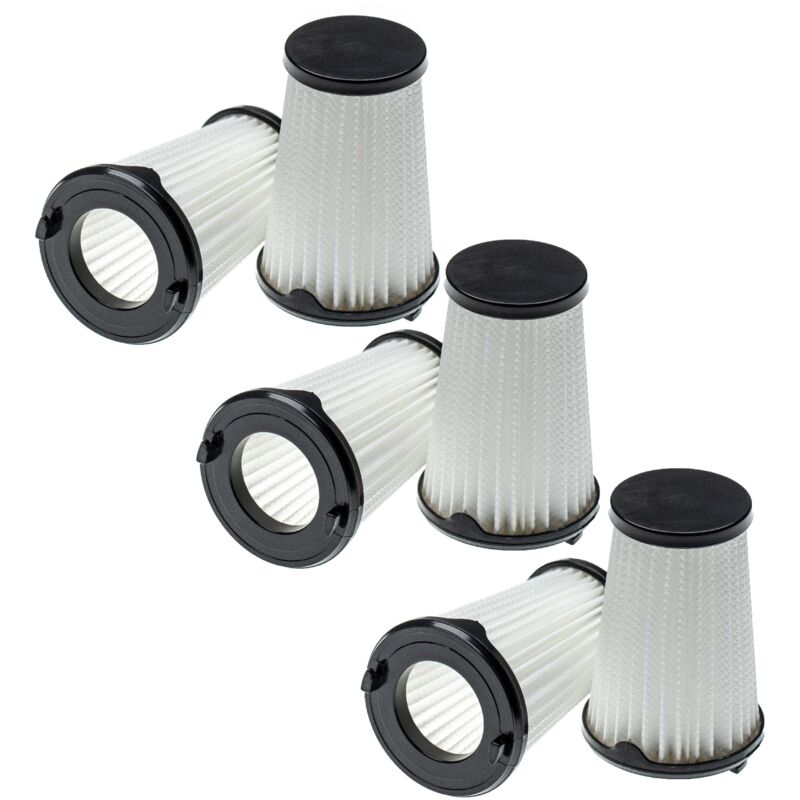 Set 6x Replacement Filters compatible with aeg QX8-1-45MB, QX8-1-45IB, QX8-1-45SM Vacuum Cleaner - Cartridge Filter - Vhbw